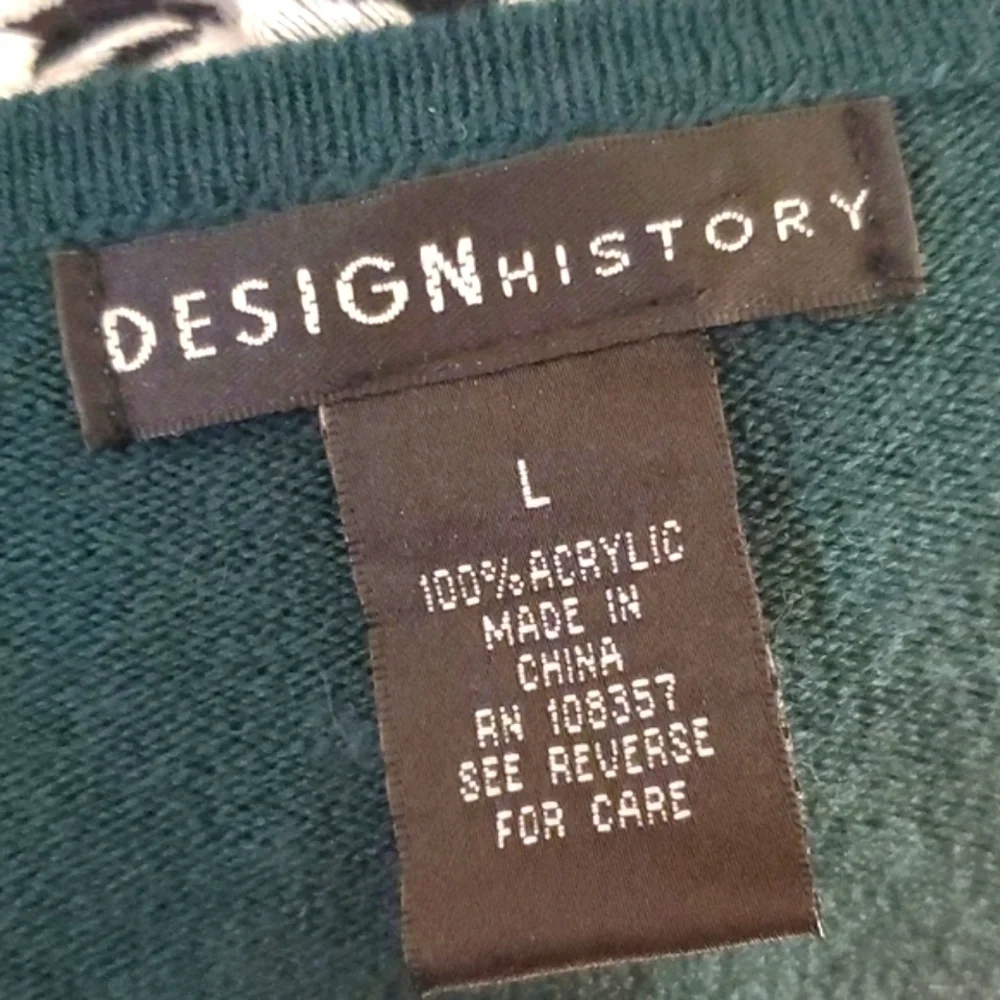 Hunter Green Trendy Open Cardigan Size Large - Picture 5 of 11